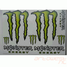 Monster Stickervel 35x25 cm