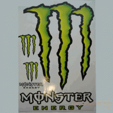 Monster Stickervel 50x35 cm